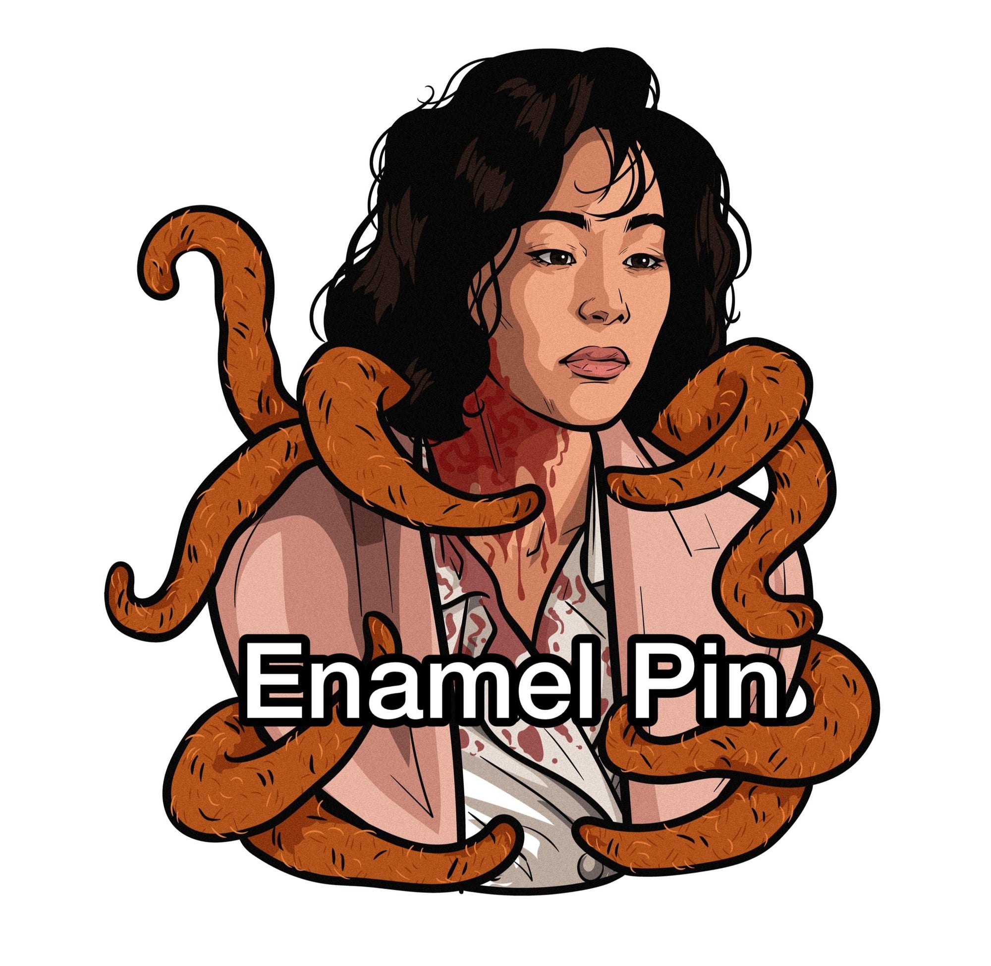 Ji Ah the Kumiho Enamel Pin
